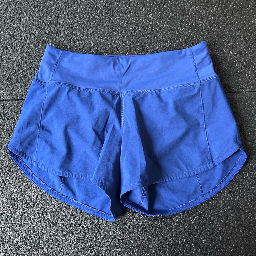 Lululemon Blue Speed Up Shorts